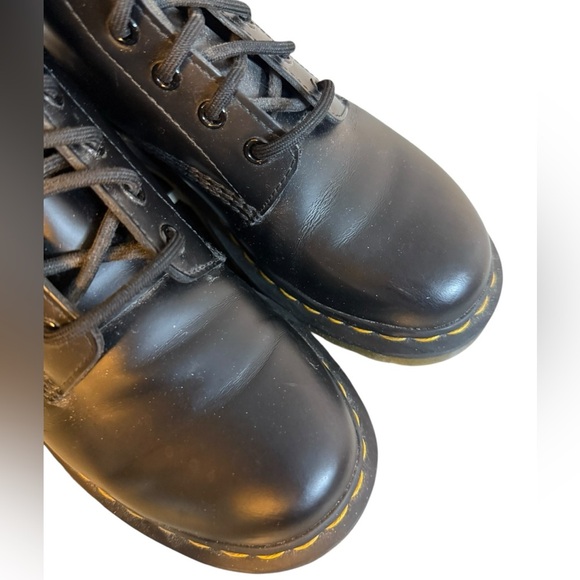 Dr. Martens Black Lace Up Combat Boots - Picture 3 of 9